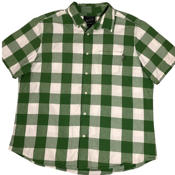 Woolrich Other - Woolrich Outdoor Summer Shirt Men's XL Green Checkered Button Down Summer Y2K